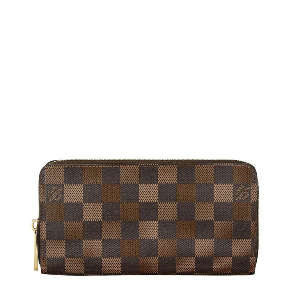 Louis Vuitton Brown Damier Ebene Coated Canvas Zippy (Authentic Pre-Loved)